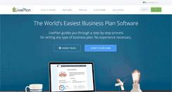 Desktop Screenshot of liveplan.com